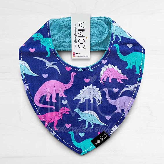 Bandana Bib Dinos Tiernos