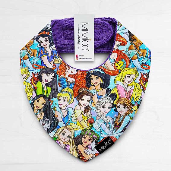 Bandana Bib Princesas