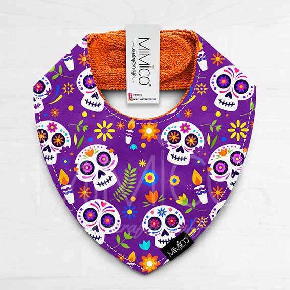 Bandana Bib Día de Muertos