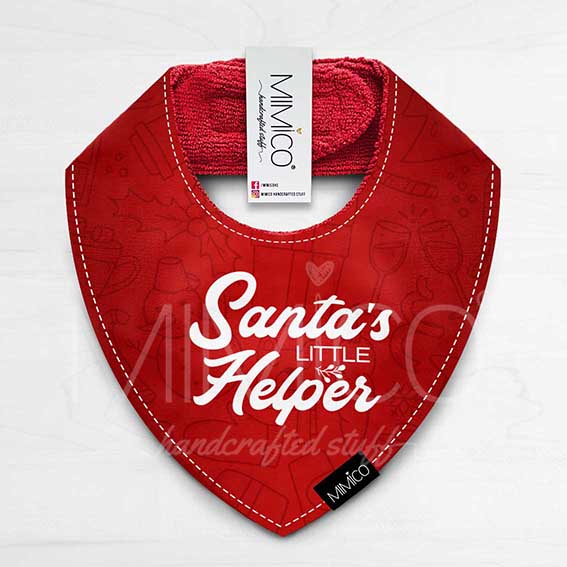 Bandana Bib Santa's Helper