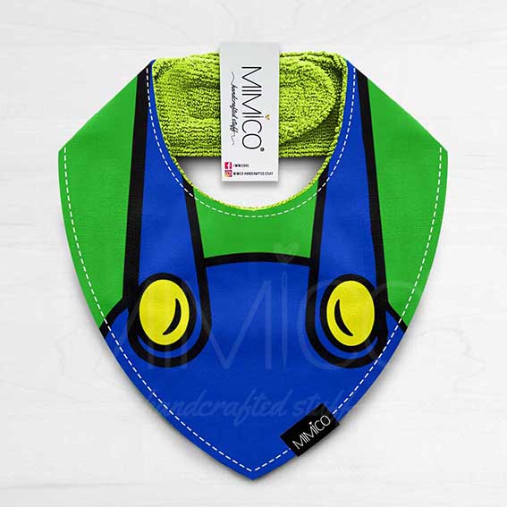 Bandana Bib Plomero Verde
